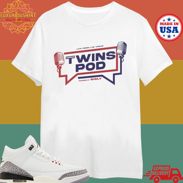 Official Live From Las Vegas Exclusive Twins Pod Powered By Bitly T-shirt