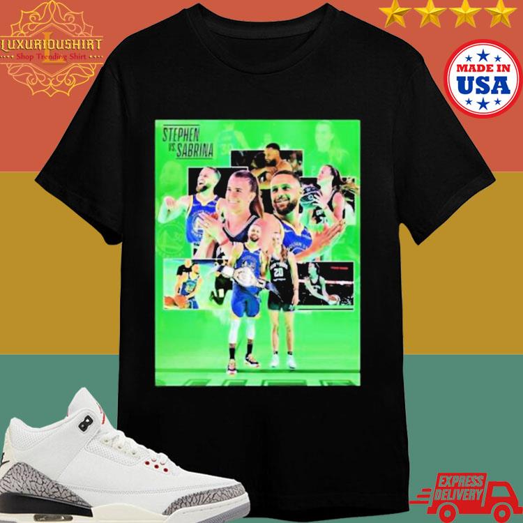Nba Versus Wnba Stephen Curry Vs Sabrina Ionescu Was One For The Books On State Farm Saturday Nba All-star 2024 Shirt