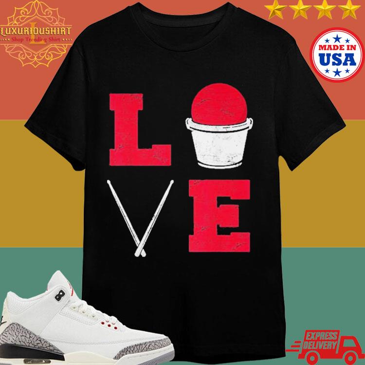 Official Cardio Drumming Love Fitness Class Gym Workout Exercise T-shirt