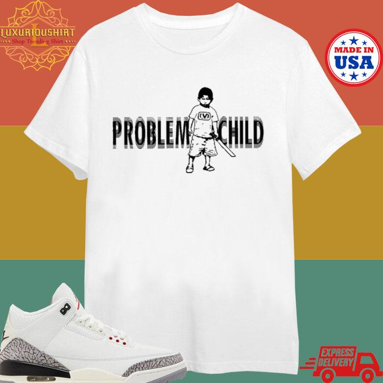 Official Child Holding A Knife Vayero Problem Child T-shirt
