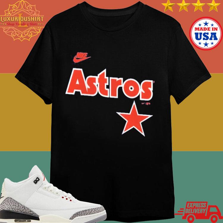 Official Craig Biggio Houston Astros Nike Youth Cooperstown Collection Name & Number Shirt