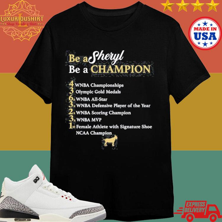 Official David Cloninger Be A Sheryl Be A Champion Shirt