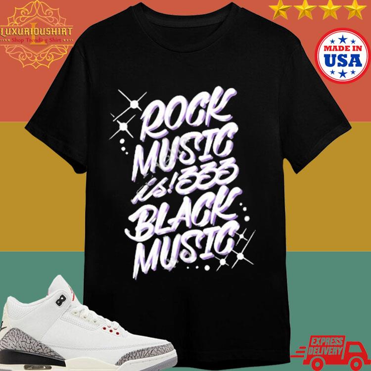 Official Fever333 Rock Music Is Black Music Airbrush Shirt