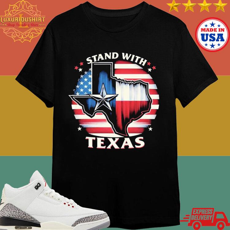 Official Greg Abbott Stand With Texas T-shirt