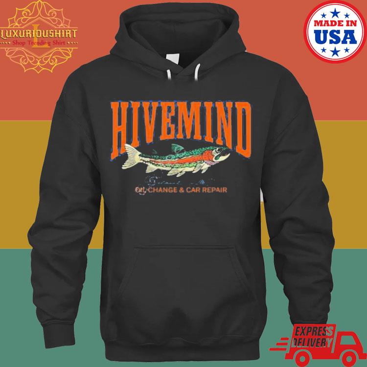 Official Hivemind French Terry Stitched Fish Shirt, hoodie