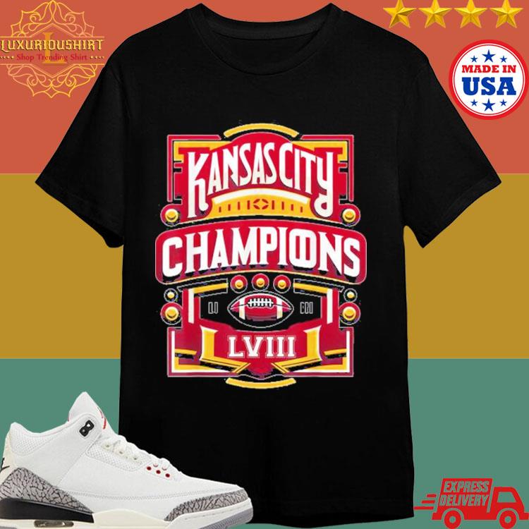 Official Kansas City Football Champions Lviii Shirt