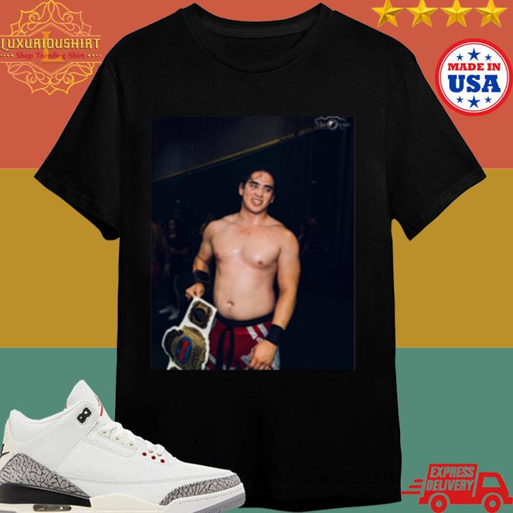 Official Marty Snow Wrestling Champions Images T-shirt