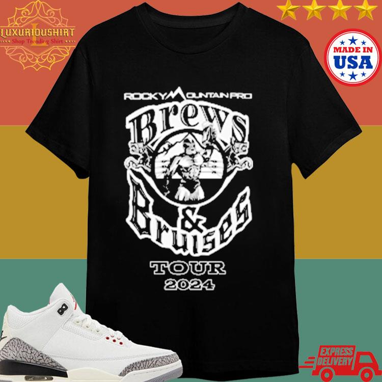 Official Rmp Brews & Bruises Tour 2024 T-shirt