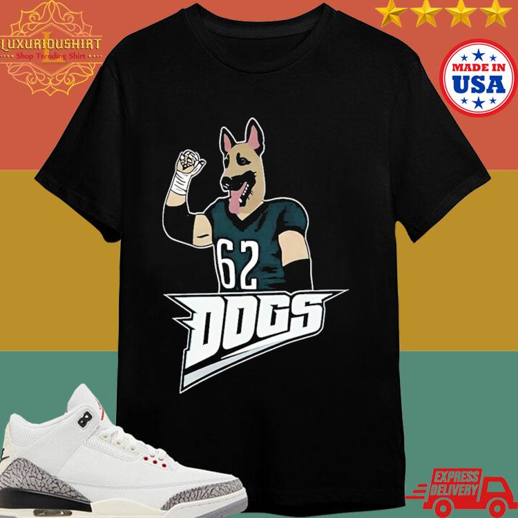 Official Jason Kelce Dogs Eagles Fan Love Dog T-shirt