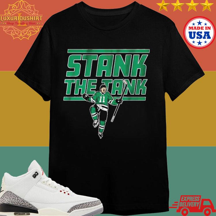 Official Logan Stankoven Stank The Tank Hockey Player T-shirt