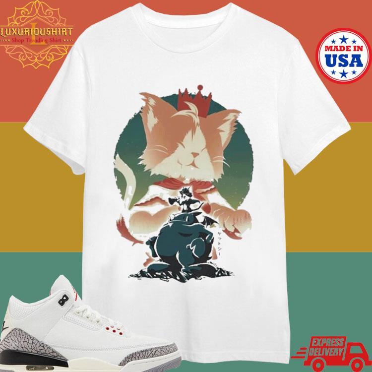 Official Shinra Spy Moggy Cute Cat And Dragon T-shirt