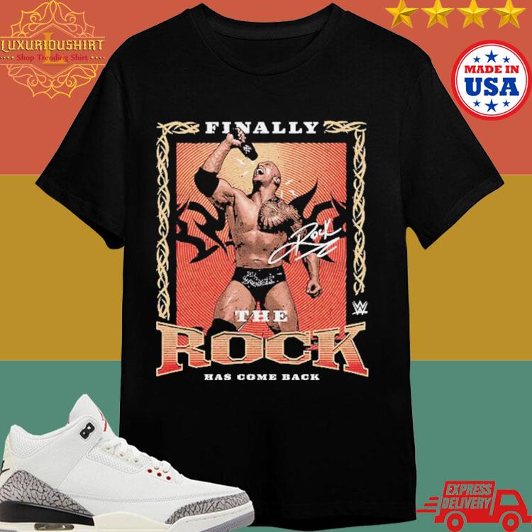 Official The Rock 500 Level Youth Come Back Shirt