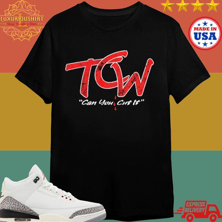 Official Turnbuckle Championship Tcw Can You Cut It T-shirt