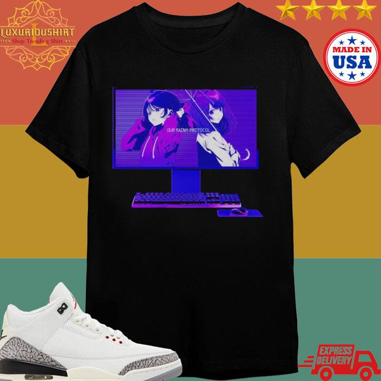 Official TV Animation Protocol Rain T-shirt
