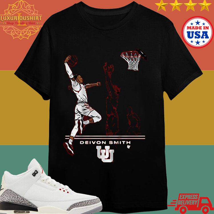 Official Utah basketball deivon smith superstar pose T-shirt