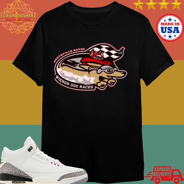 Official Wiener Dog Races Beer And Rockets And Hockey And Wiener Dogs T-shirt