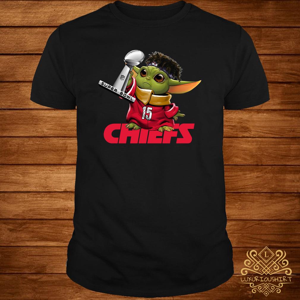 Baby Yoda Patrick Mahomes Kansas City Chiefs Super Bowl Liv