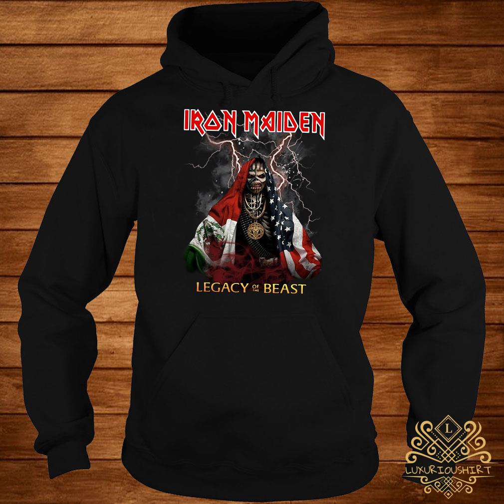iron maiden legacy of the beast hoodie