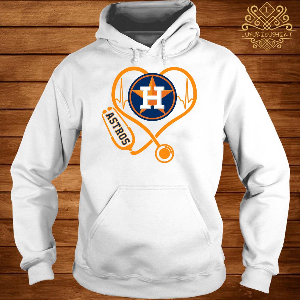 Heartbeat Nurse Love Houston Astros Shirt, hoodie, sweater, longsleeve