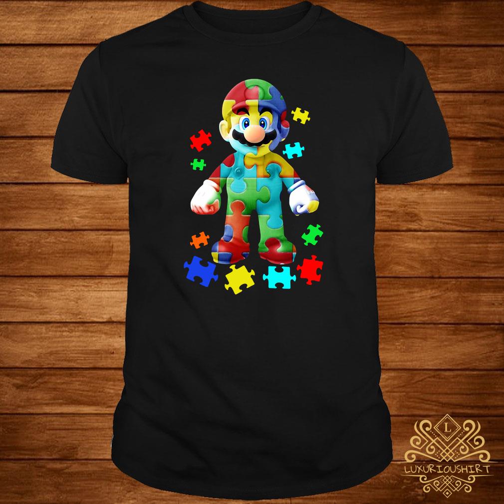 mario autism shirt