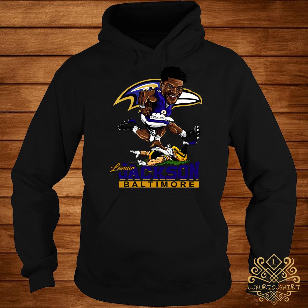 lamar jackson jersey hoodie