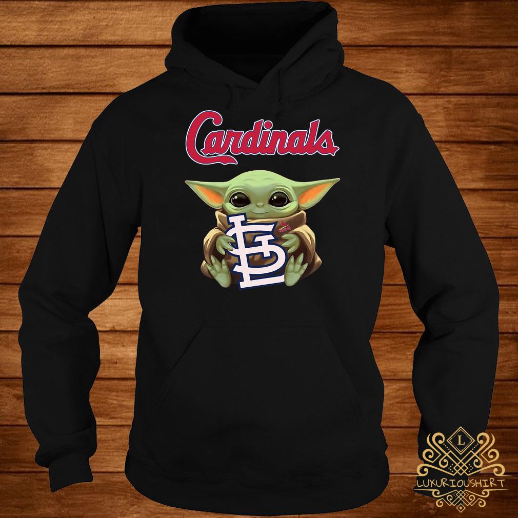 Baby Yoda Hug St. Louis Cardinals forever not just when we win shirt,  hoodie, sweater, long sleeve and tank top