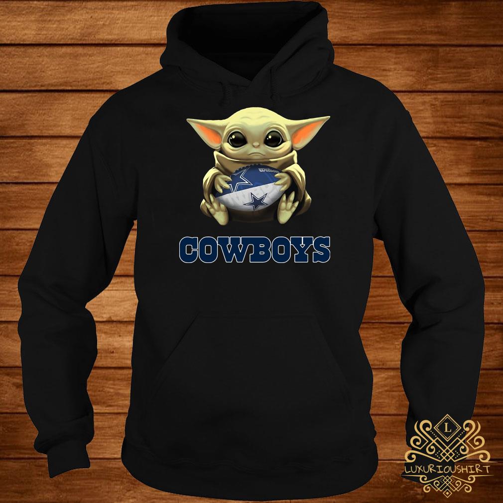 Baby Yoda Hug Dallas Cowboys Star Wars Shirt Hoodie Long Sleeve