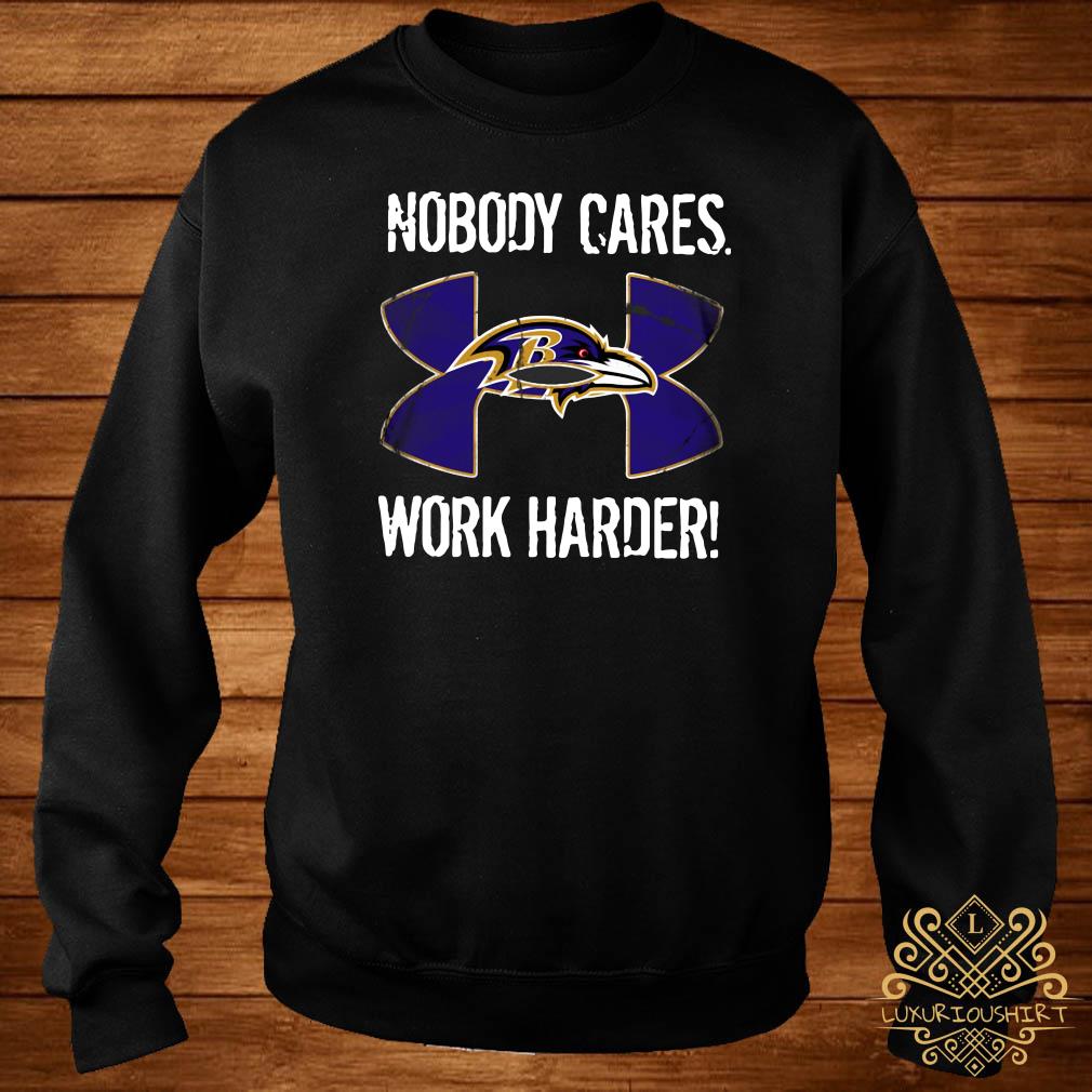 Nobody Cares Work Harder Lamar Jackson - Ravens Sticker for Sale by  elainastevers7