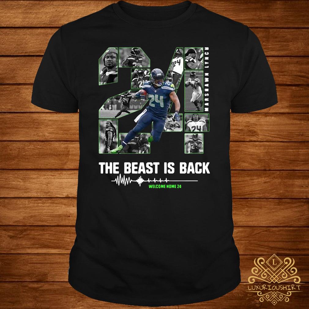 Marshawn Lynch (Seahawks) Fake Craft Beer Label T-Shirt — Dustin Morrison  Art