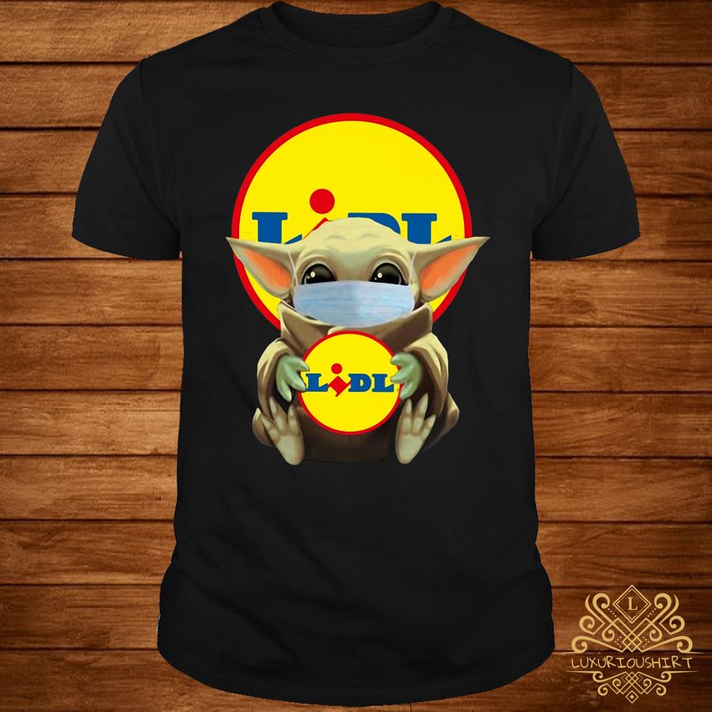 Baby Yoda Face Mask Hug Lidl Shirt Sweater Hoodie And Ladies Tee