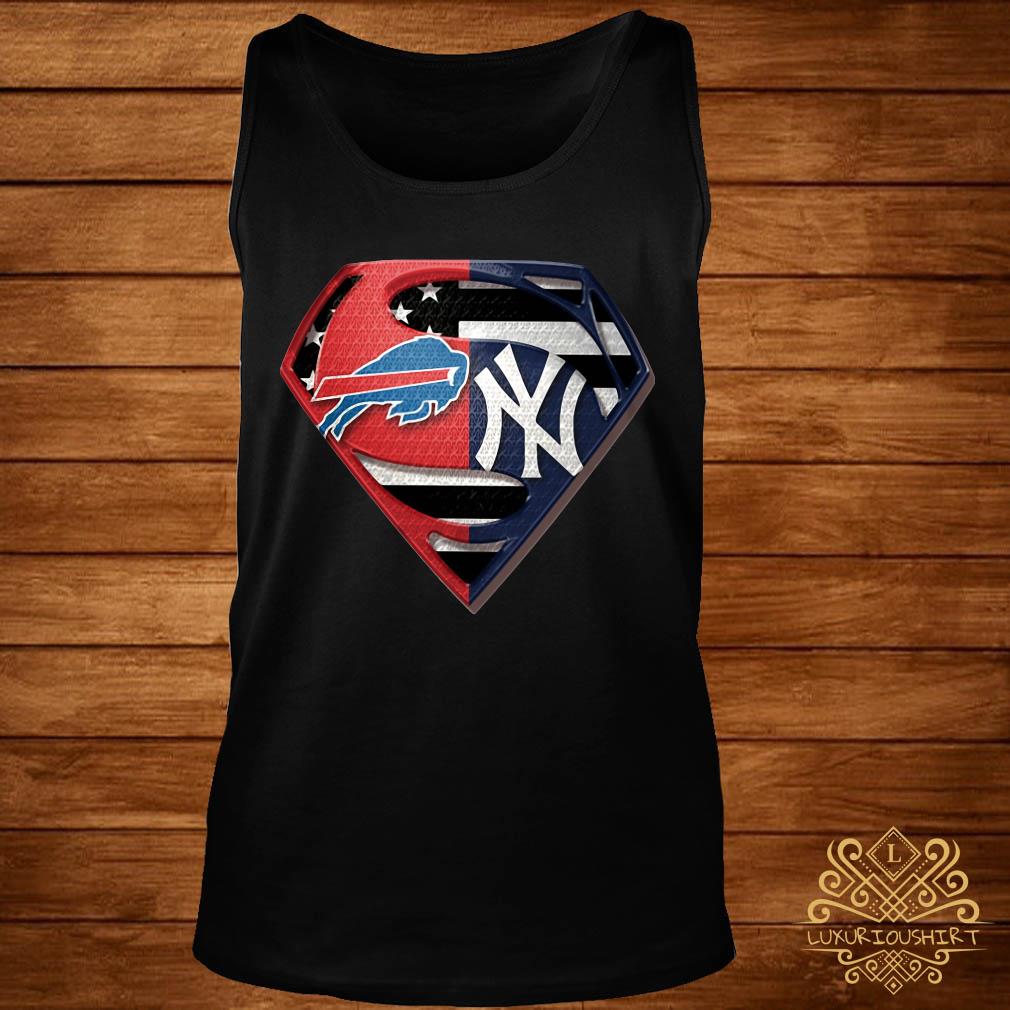 Buffalo Bills And New York Yankees Superman Shirt, hoodie, tank