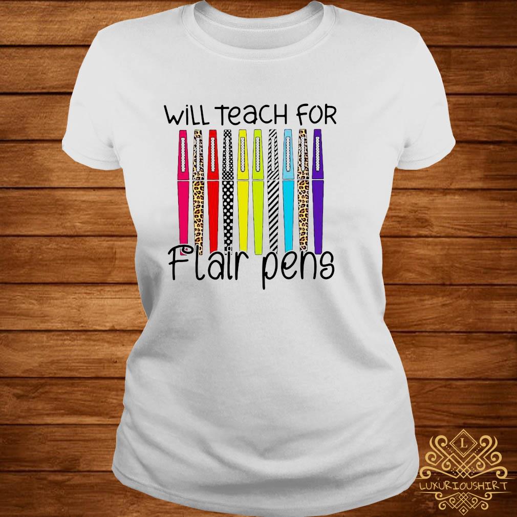 teacher flair pen shirt