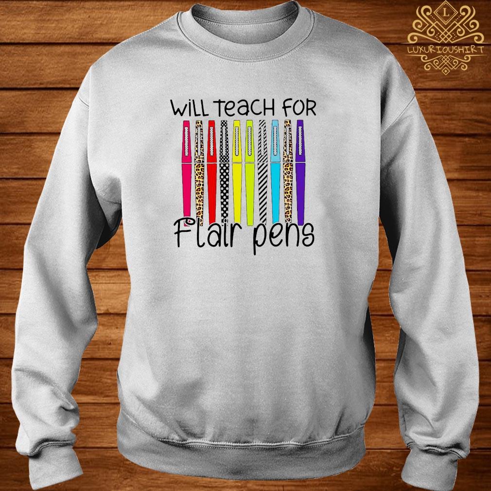 teacher flair pen shirt