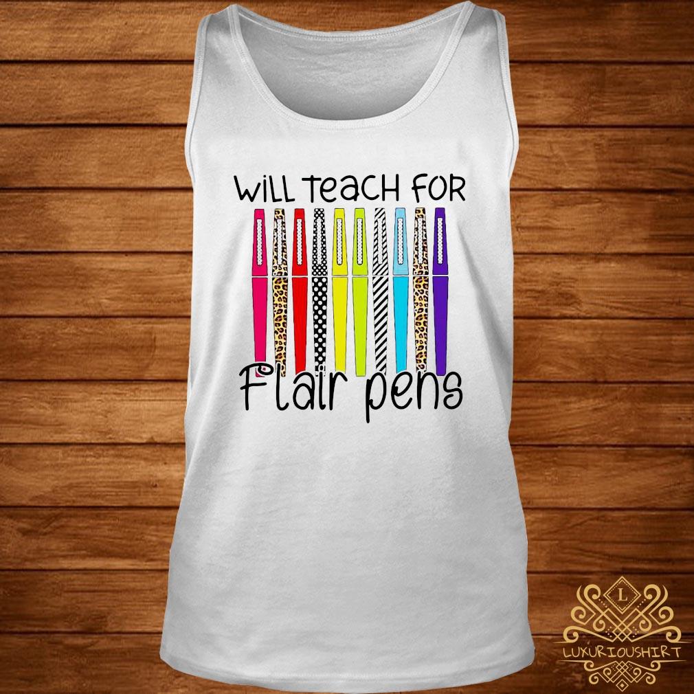 teacher flair pen shirt