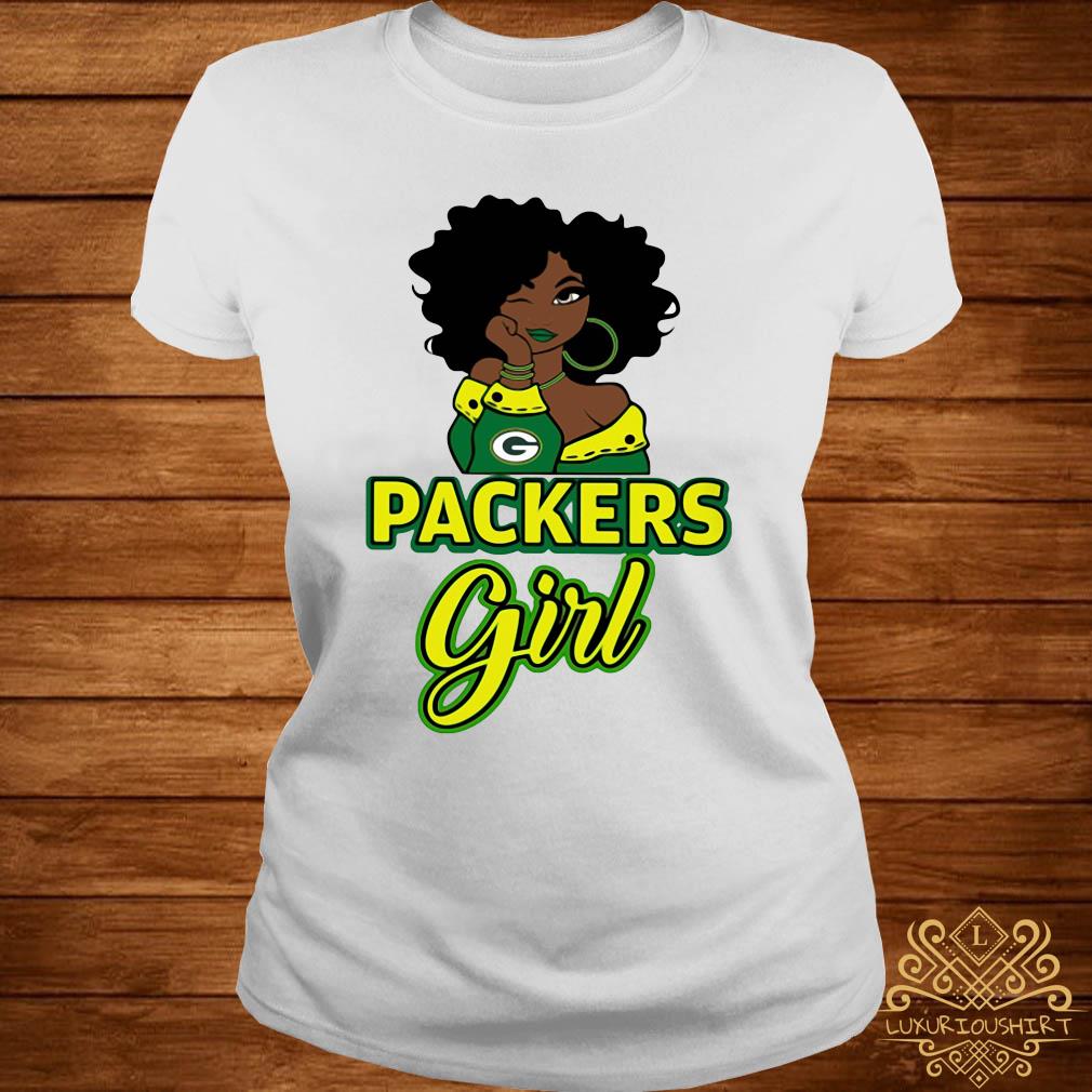 Black Girl Green Bay Packer Shirt, hoodie, tank top, sweater and