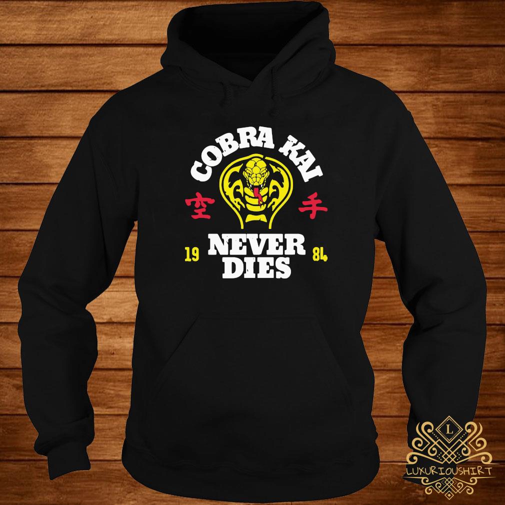 camiseta cobra kai never dies