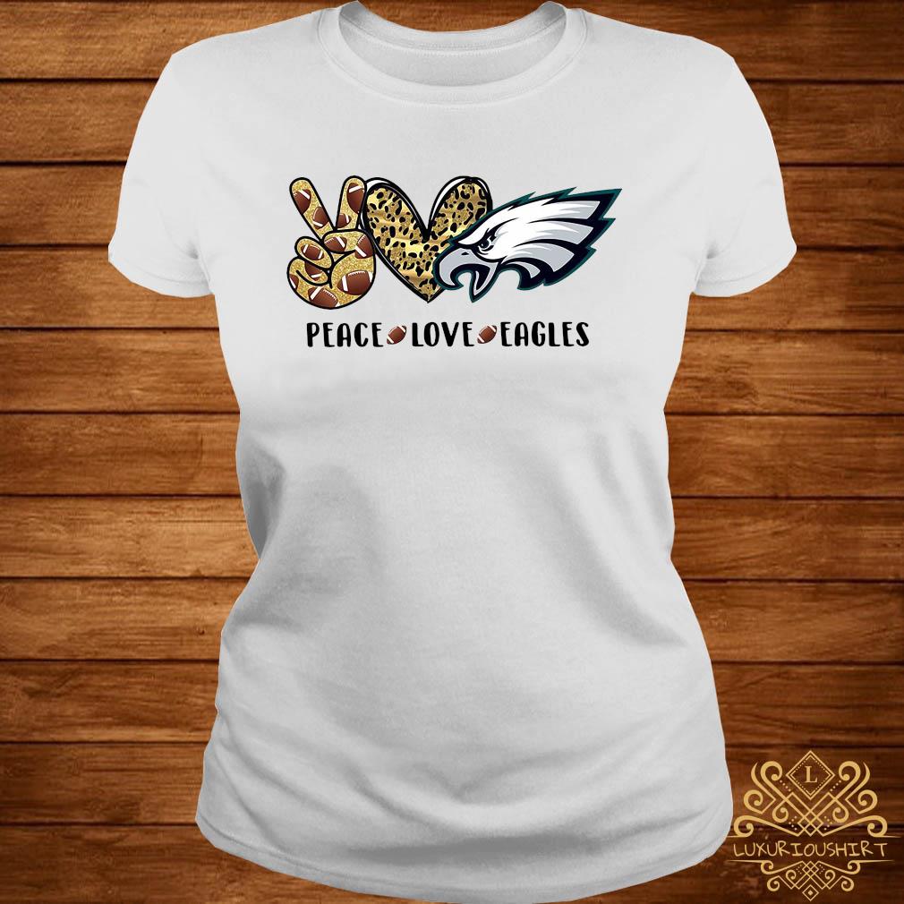 Peace Love Philadelphia Eagles T-Shirt For Women